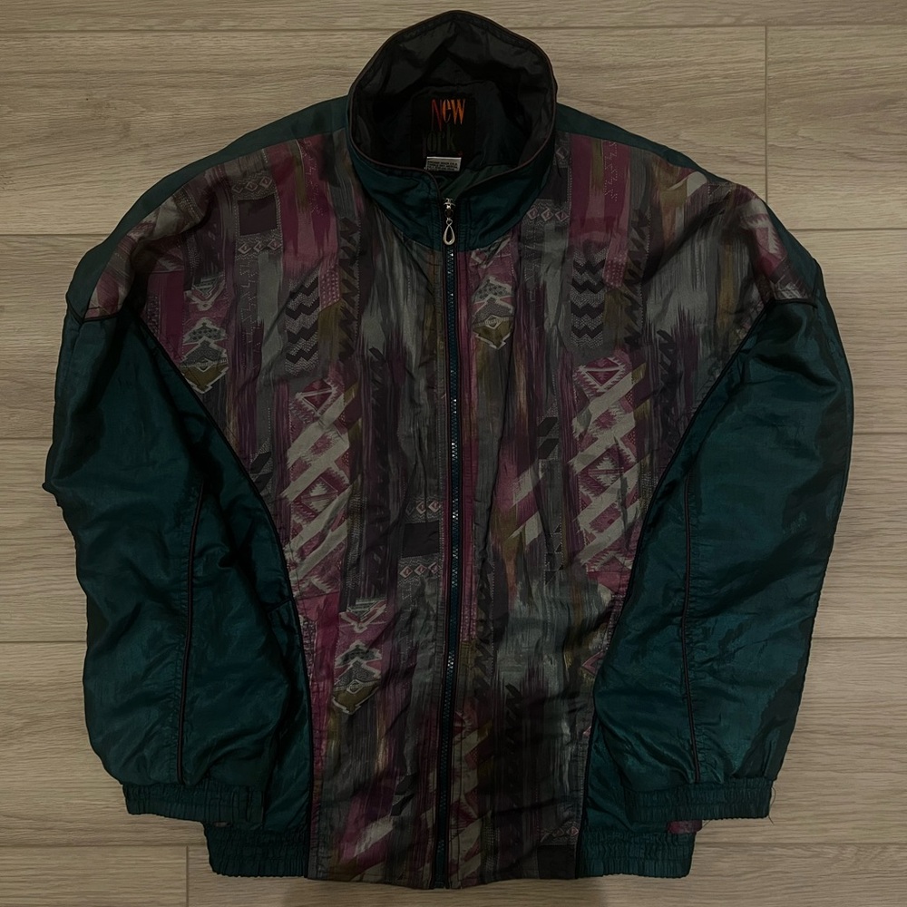 Vintage 90’s Y2K New York Classics Windbreaker